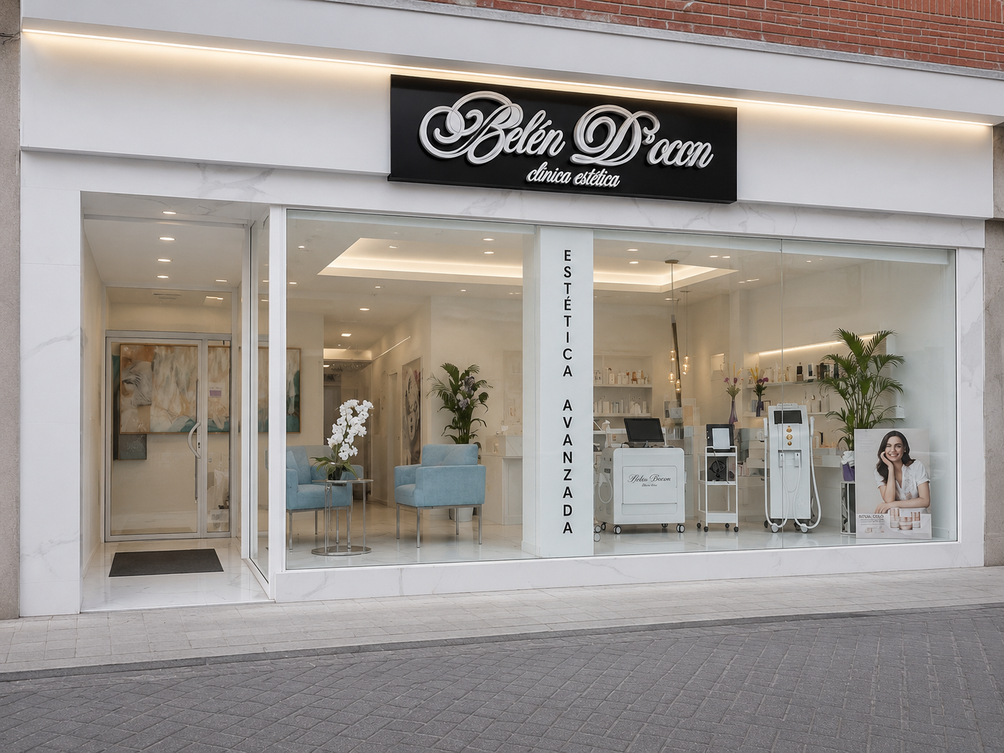 Fachada e instalaciones de Clínica Belén Docon en Ceutí